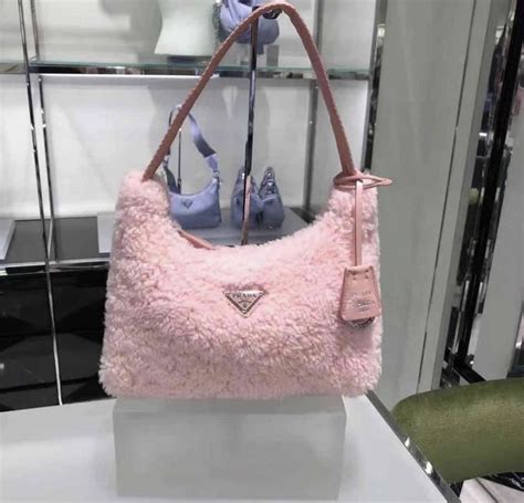 fluffy bag prada|prada shoulder bag.